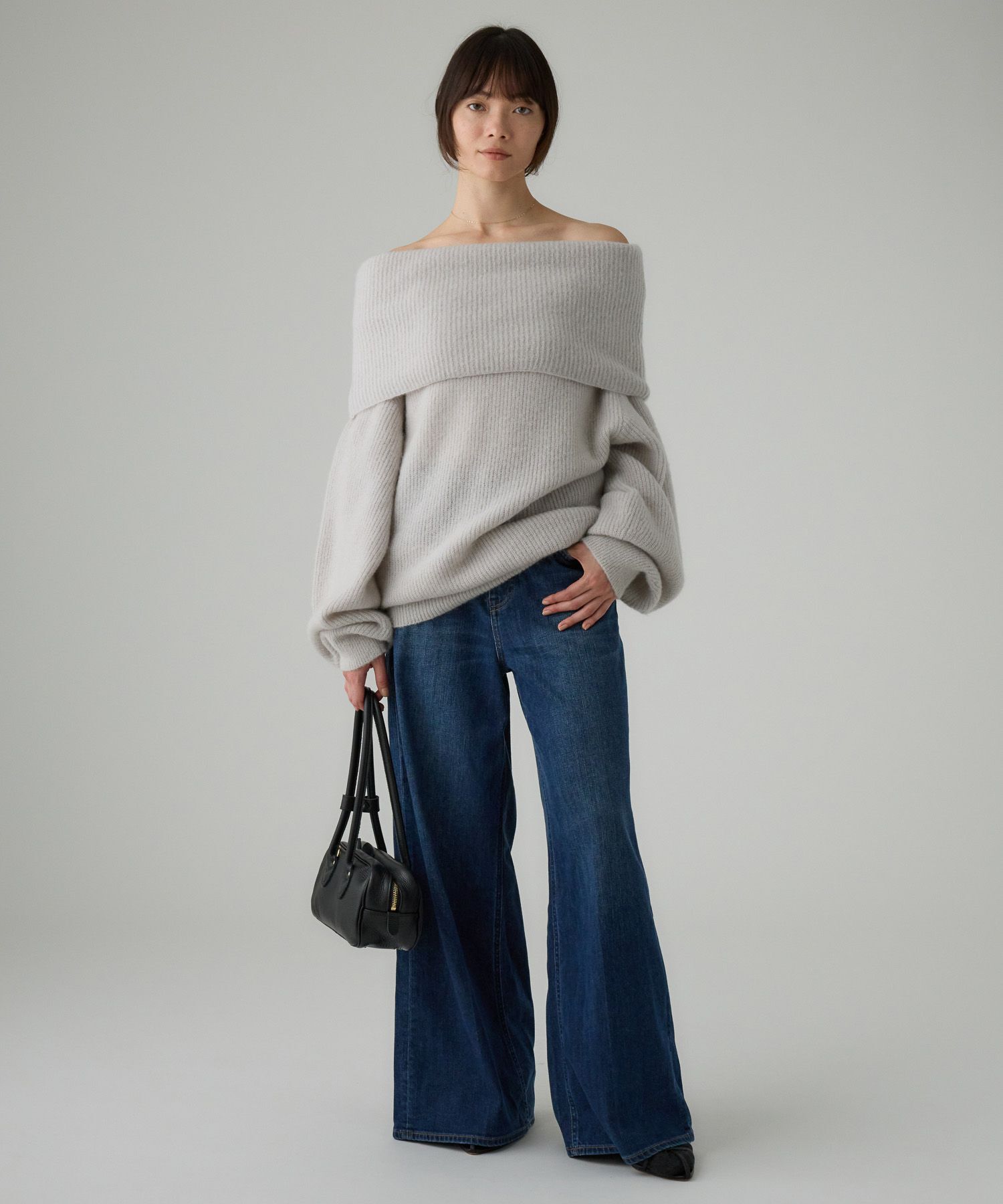 BABYLONE「オフショルニットプルオーバー」|ニット・セーター|