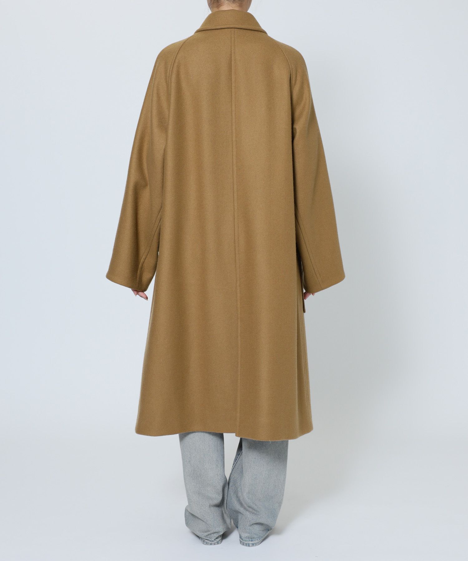 BABYLONE「ダブルメルトンステンカラーコート」|ステンカラーコート|