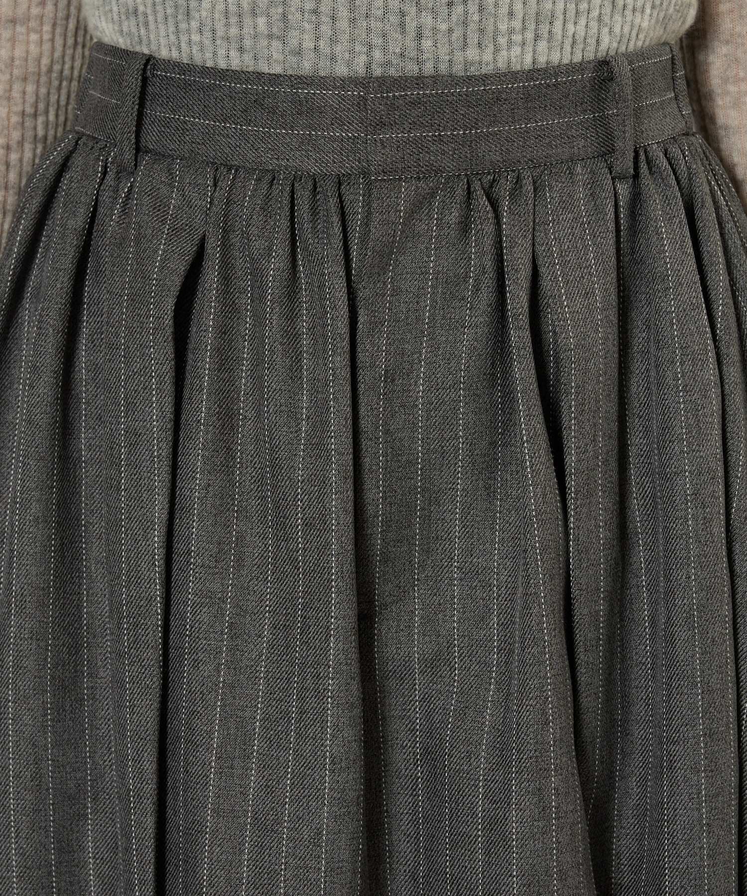 BABYLONE「メランジタックフレアスカート」|スカート|