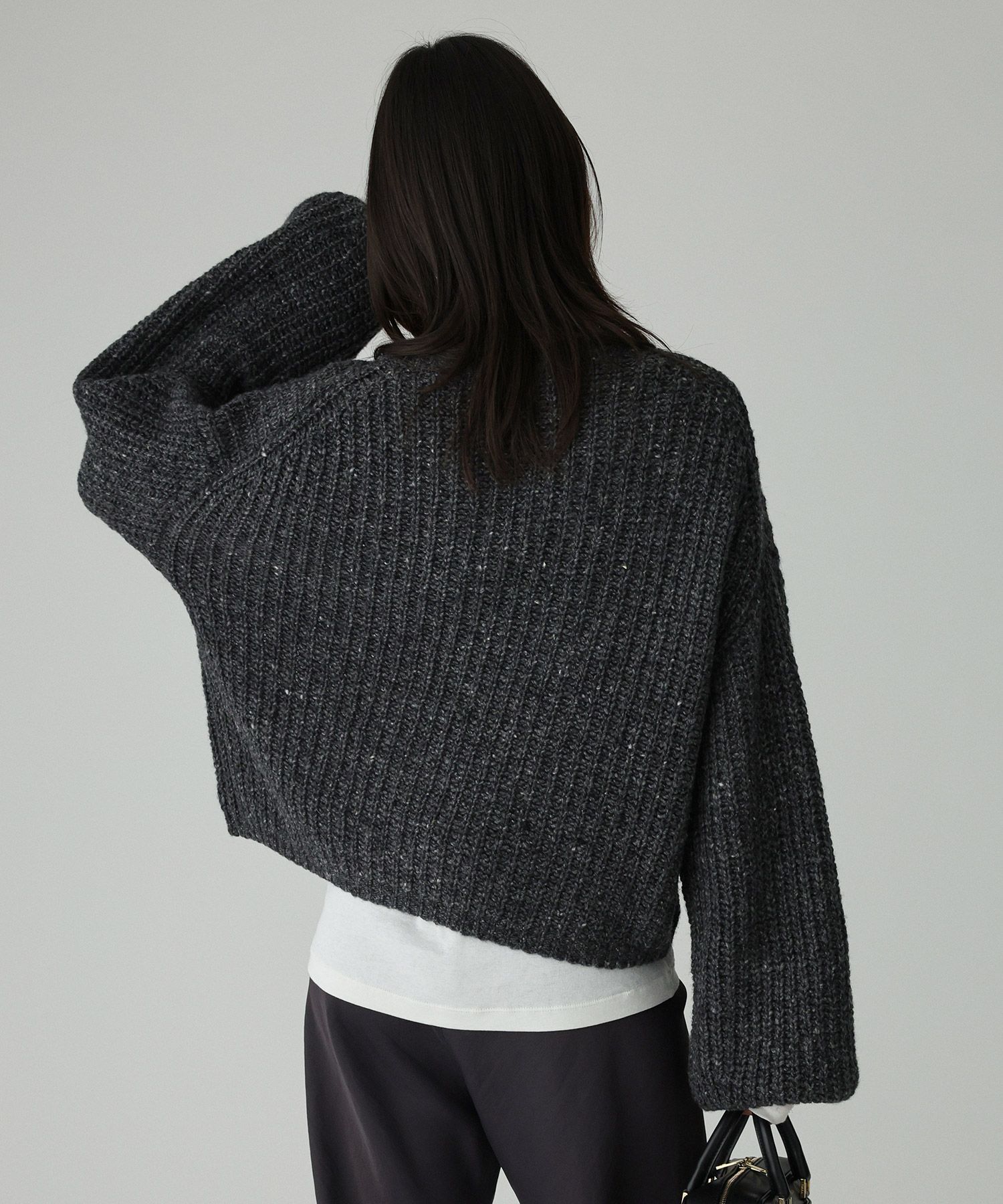 BABYLONE「カラーネップニット」|ニット・セーター|