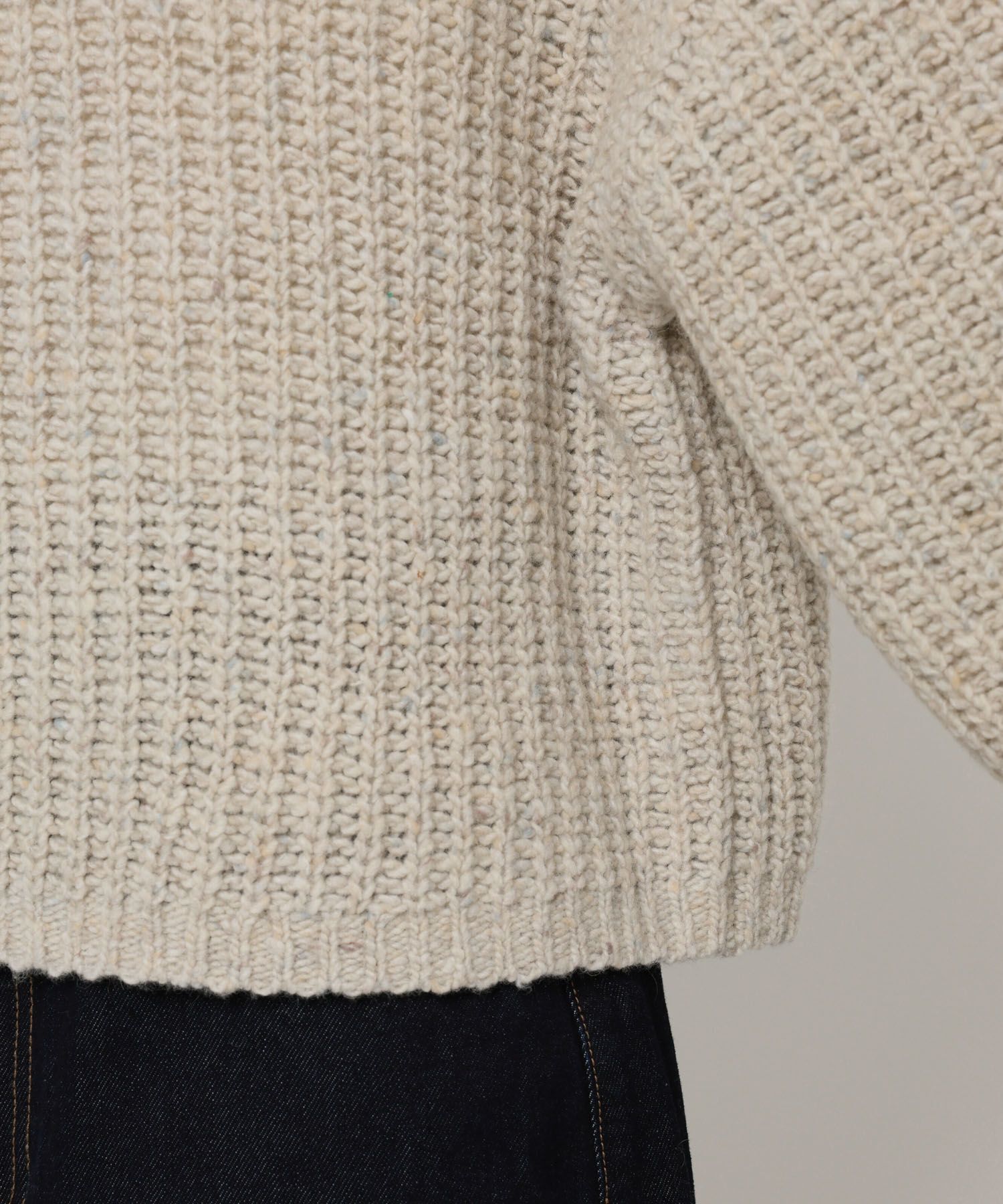 BABYLONE「カラーネップニット」|ニット・セーター|