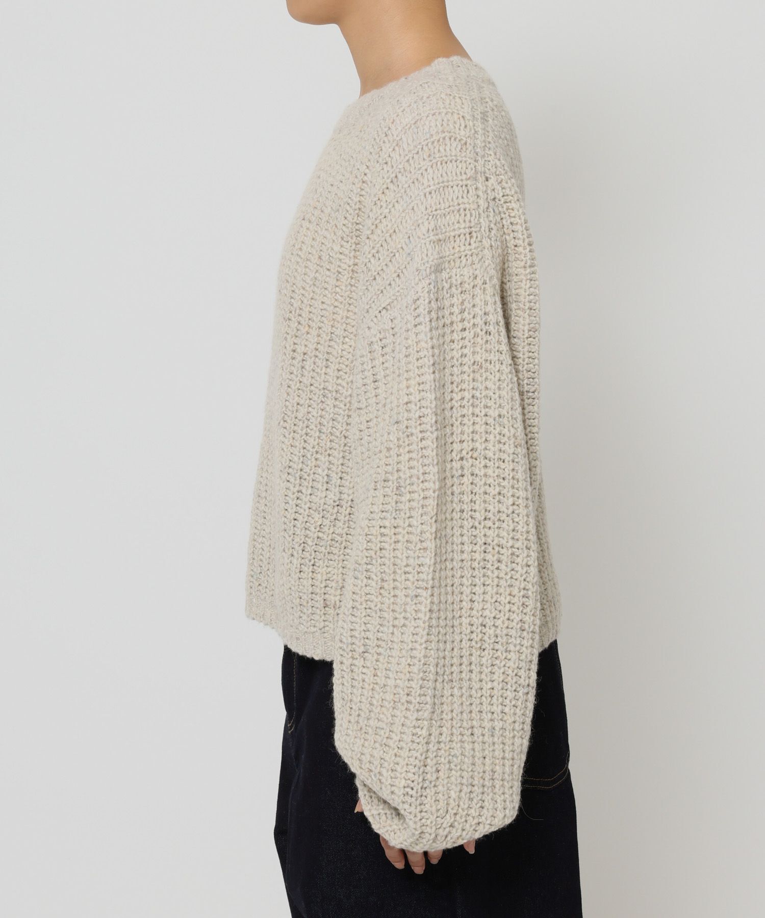 BABYLONE「カラーネップニット」|ニット・セーター|