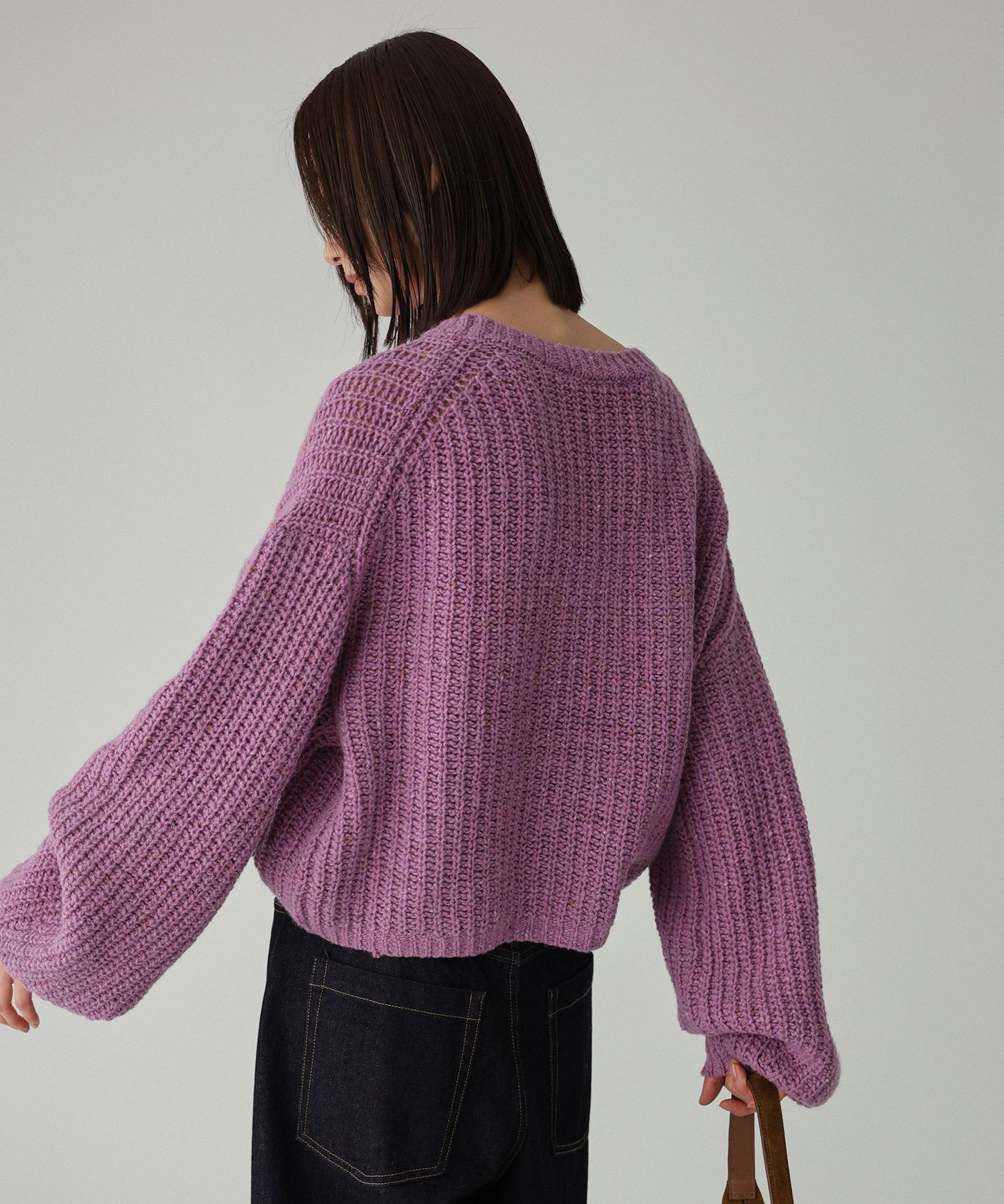 BABYLONE「カラーネップニット」|ニット・セーター|