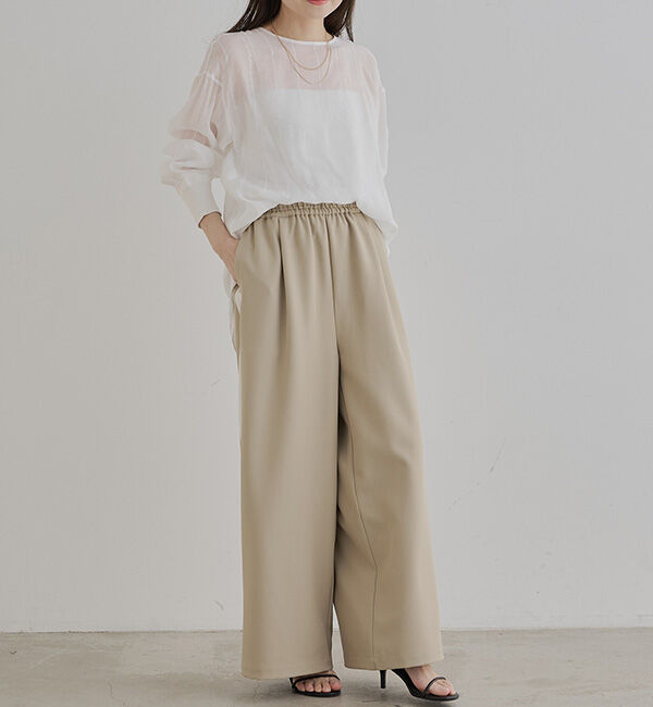  「【新色登場】レイヤードプルオーバーブラウス」|プルオーバー|