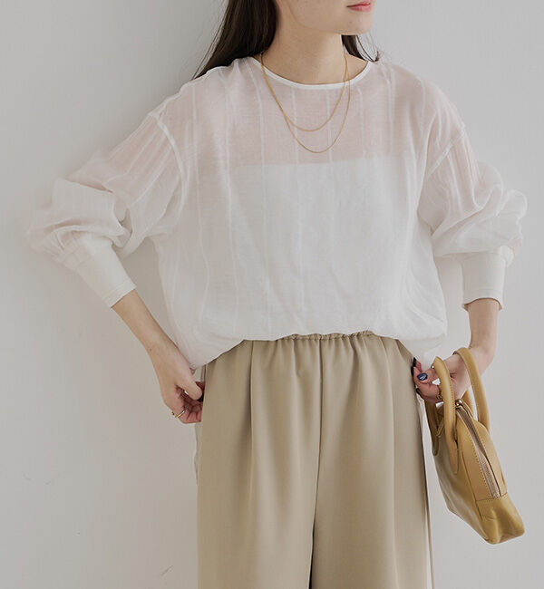  「【新色登場】レイヤードプルオーバーブラウス」|プルオーバー|