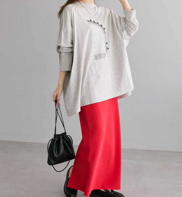  「《新色登場！/リバイバル》【-3kg見え / Du noir】ナロースカート」|スカート|