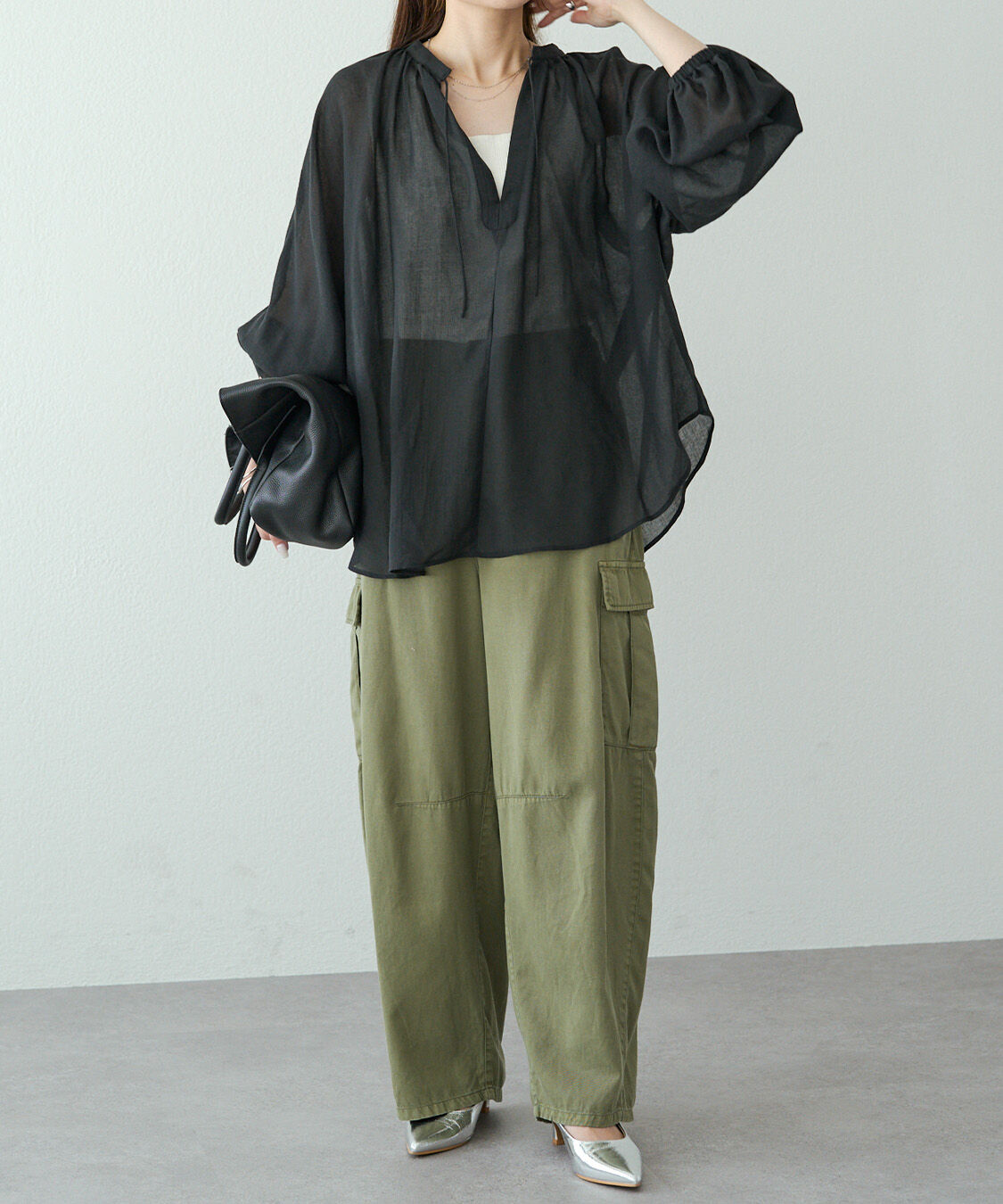  「カーブシルエットカーゴパンツ」|その他|