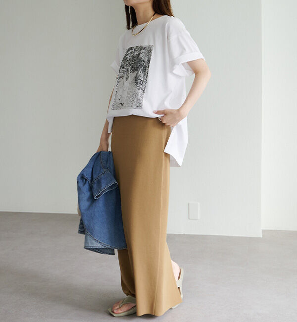  「【接触冷感+UVカット】フォトプリントTシャツ」|Tシャツ・カットソー|