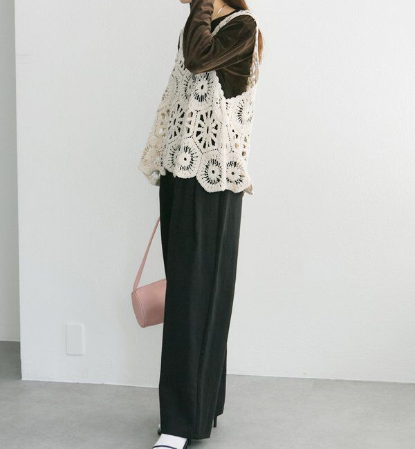  「【25AW】カギ針編み風ビスチェ」|ニット・セーター|