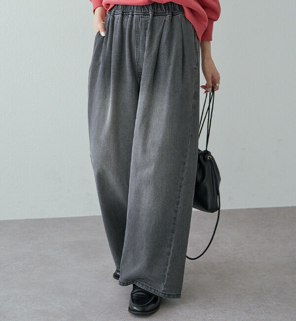  「ヴィンテージライクデニムイージーパンツ」|その他|