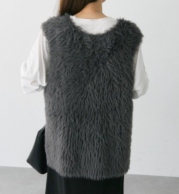  「シャギーニットベスト」|ニット・セーター|