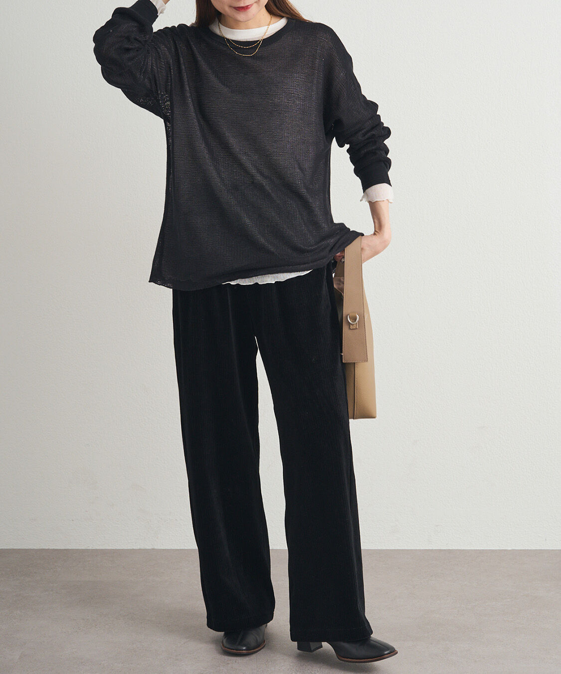  「ストレッチコールイージーパンツ」|その他|