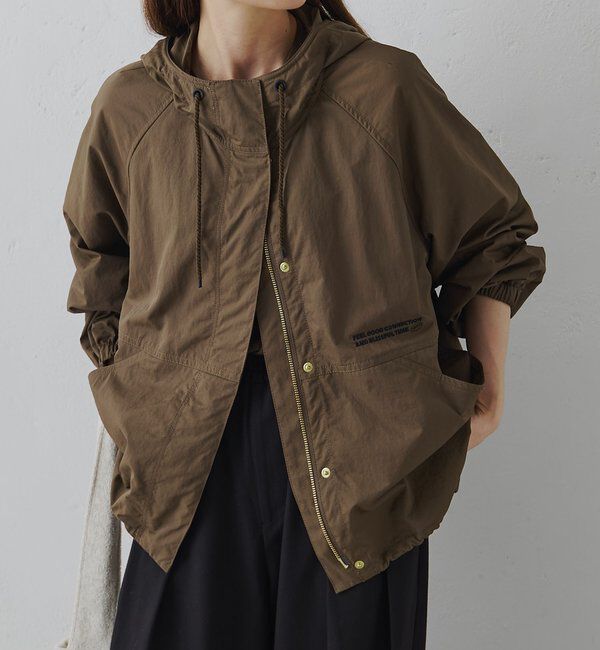  「【F&B】撥水リサイクルナイロンマウンテンパーカー」|テーラードジャケット|モカ