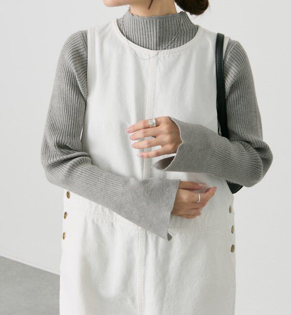  「【リバイバル/新色追加】プチハイネックリブニット」|ニット・セーター|