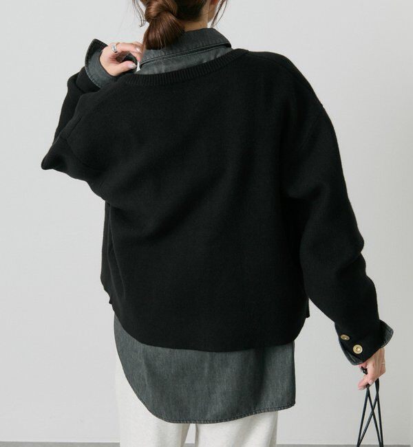  「【新色登場/リバイバル】ミラノリブニットカーディガン」|ニット・セーター|