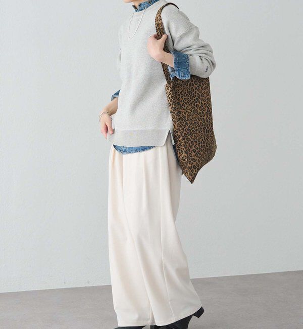  「スウェットライクダブルジャガードニット」|キャミソール|