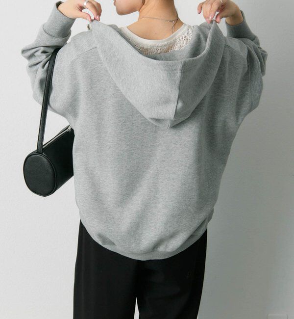  「スムースボンディングサイドリブジップパーカー」|パーカー|