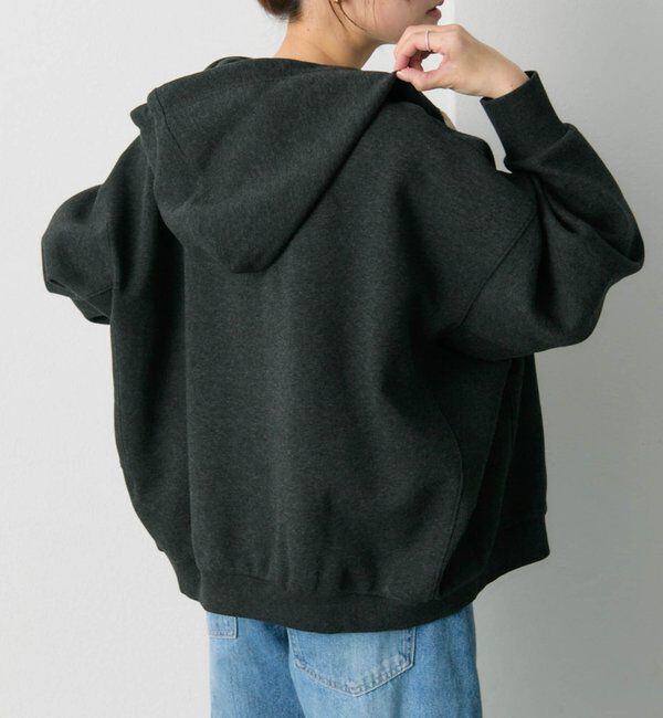  「スムースボンディングサイドリブジップパーカー」|パーカー|