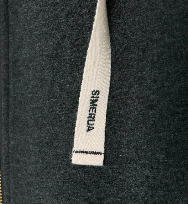  「スムースボンディングサイドリブジップパーカー」|パーカー|