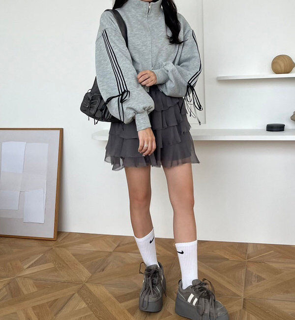  「0151130070【再入荷】リボンカスタムスニーカー」|その他|