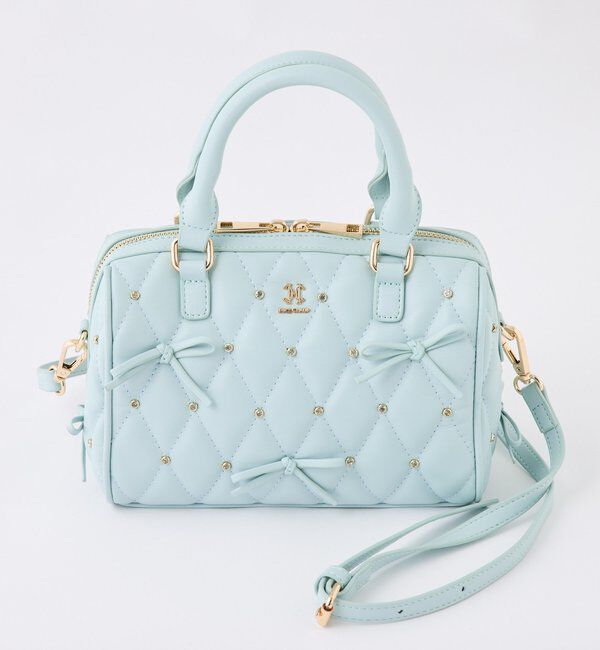  「【リバイバル】リボンビジューボストンバッグ」|ショルダー・メッセンジャー|