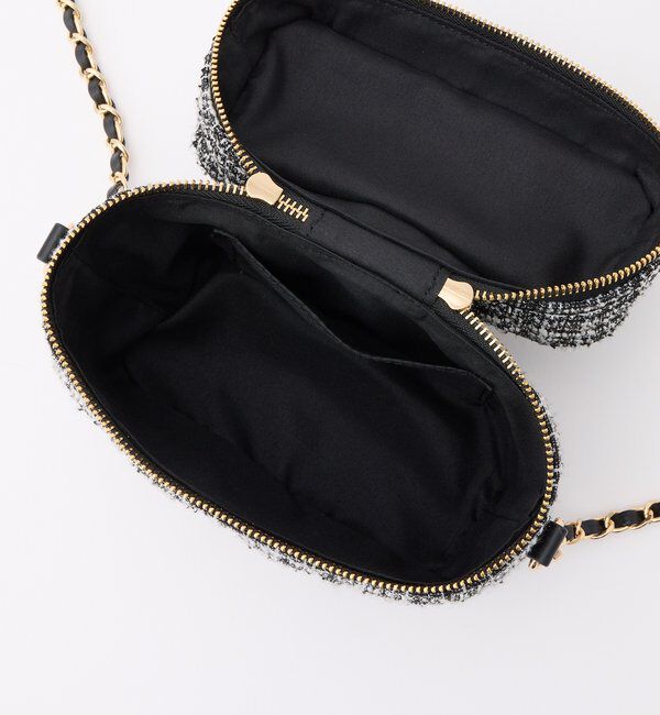  「チャーム付きキルティングバニティバッグ」|ショルダー・メッセンジャー|