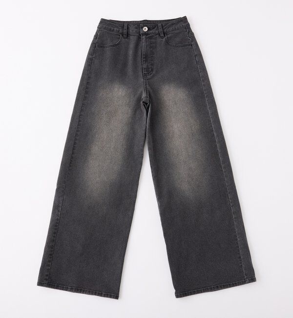  「〈S・Mサイズ展開〉ストレッチワイドデニム」|その他|