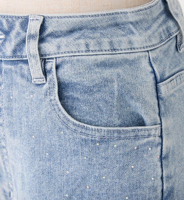  「〈S・Mサイズ展開〉ストレッチワイドデニム」|その他|