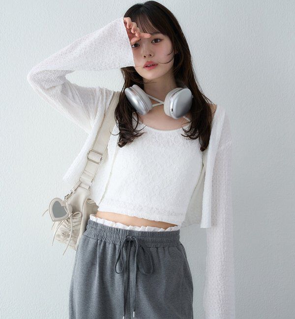  「レーススウェットカーブパンツ」|その他|