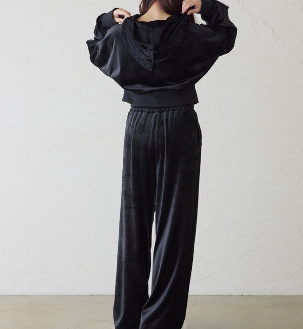  「セットアップ対応／裾ビジューカットパンツ」|その他|