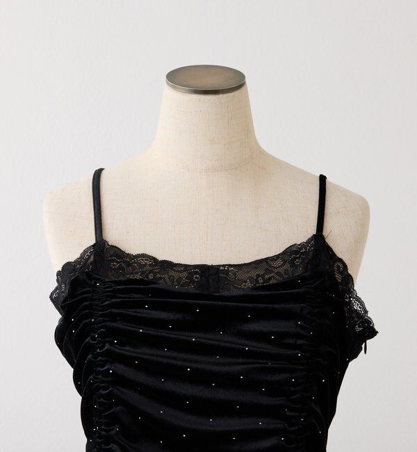  「レース付きドロストチュニック」|ワンピース|