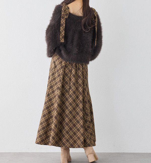  「milkyフェザーショートカーデ」|ニット・セーター|