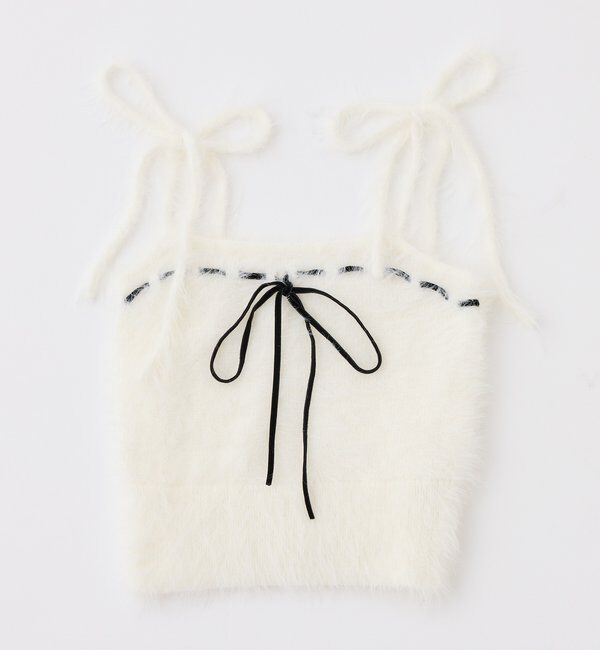  「milkyフェザーリボンビスチェ」|ニット・セーター|