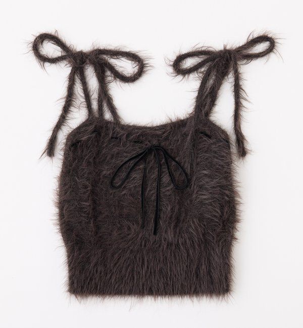  「milkyフェザーリボンビスチェ」|ニット・セーター|