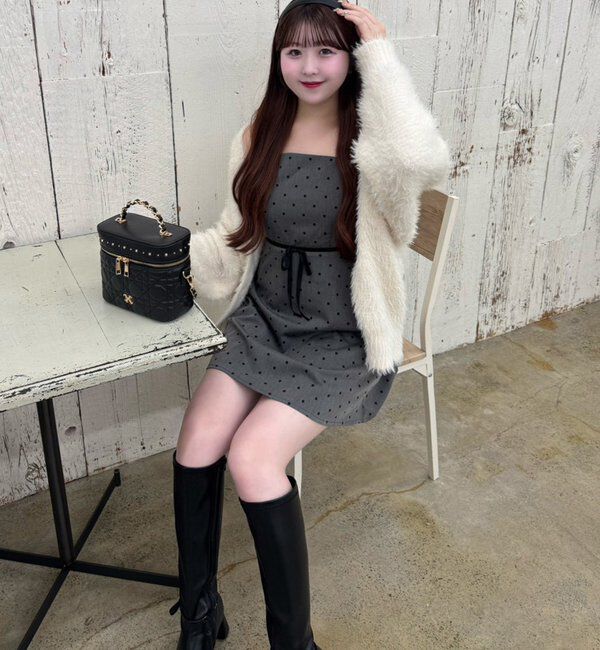  「あざとモテフェザーカーデ」|ニット・セーター|