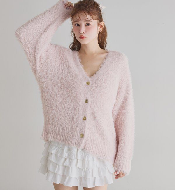  「あざとモテフェザーカーデ」|ニット・セーター|