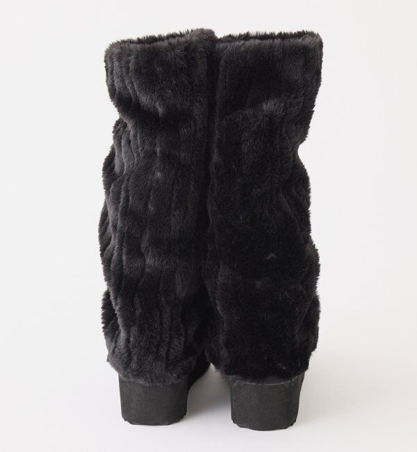  「2wayフェイクムートンブーツ／黒」|その他|