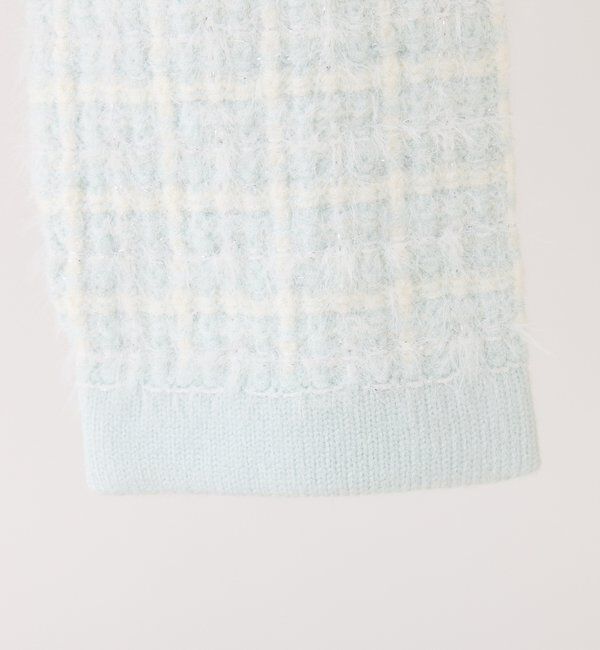  「金ボタンラメツイードカーデ」|ニット・セーター|