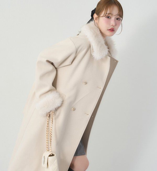  「ファー付マルチロングコート」|その他|