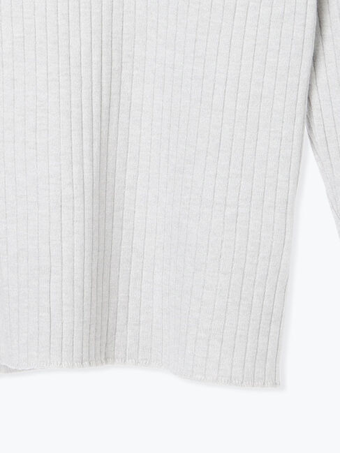 Lugnoncure「配色クルーネックリブニット」|ニット・セーター|