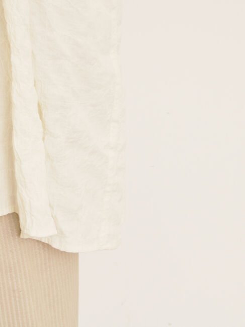 Samansa Mos2「シャーリング切替ふんわりチュニック」|シャツ・ブラウス|