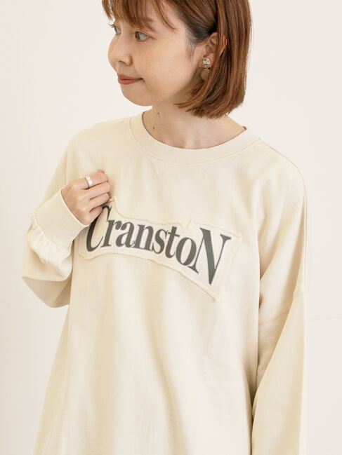 Samansa Mos2「グランジロゴスウェット」|Tシャツ・カットソー|