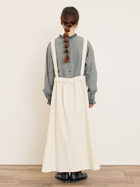 Samansa Mos2「前タックジャンパースカート」|ワンピース|