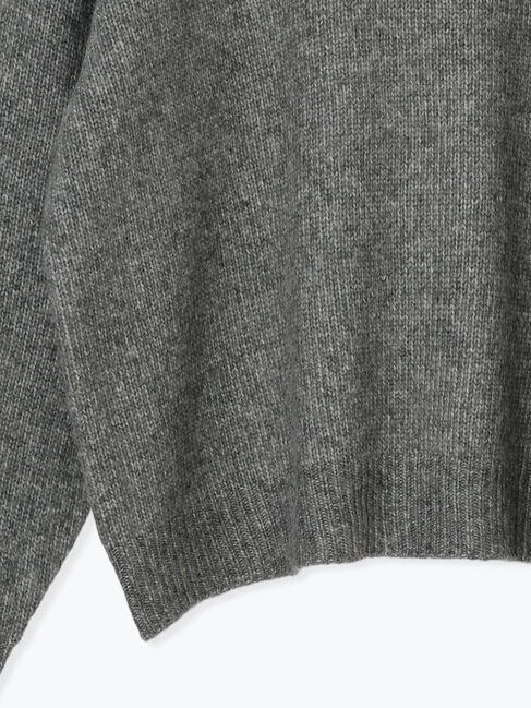 Samansa Mos2「ロゴ刺繍プルオーバーニット」|ニット・セーター|