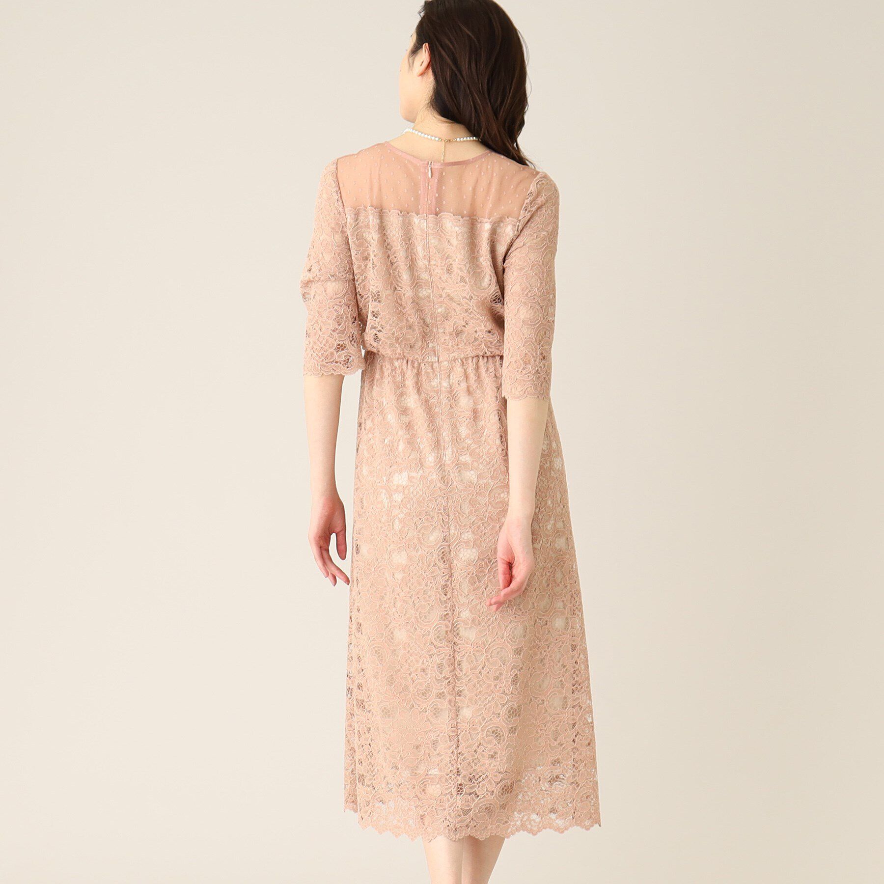 UNTITLED「エレガンレースワンピース」|ワンピース|