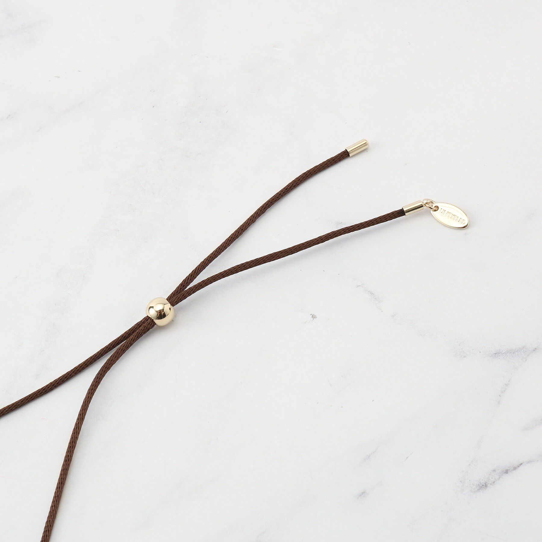 UNTITLED「ビッグオーバルネックレス」|ネックレス|