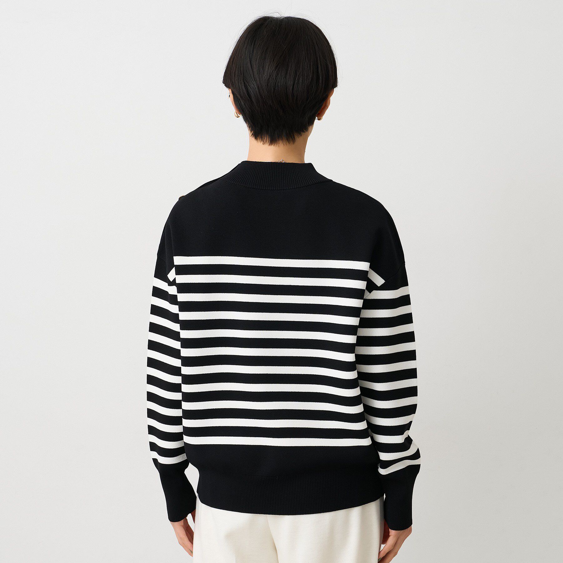 UNTITLED「【洗える/ゆったりコンパクト】ミラノリブプルオーバー」|ニット・セーター|