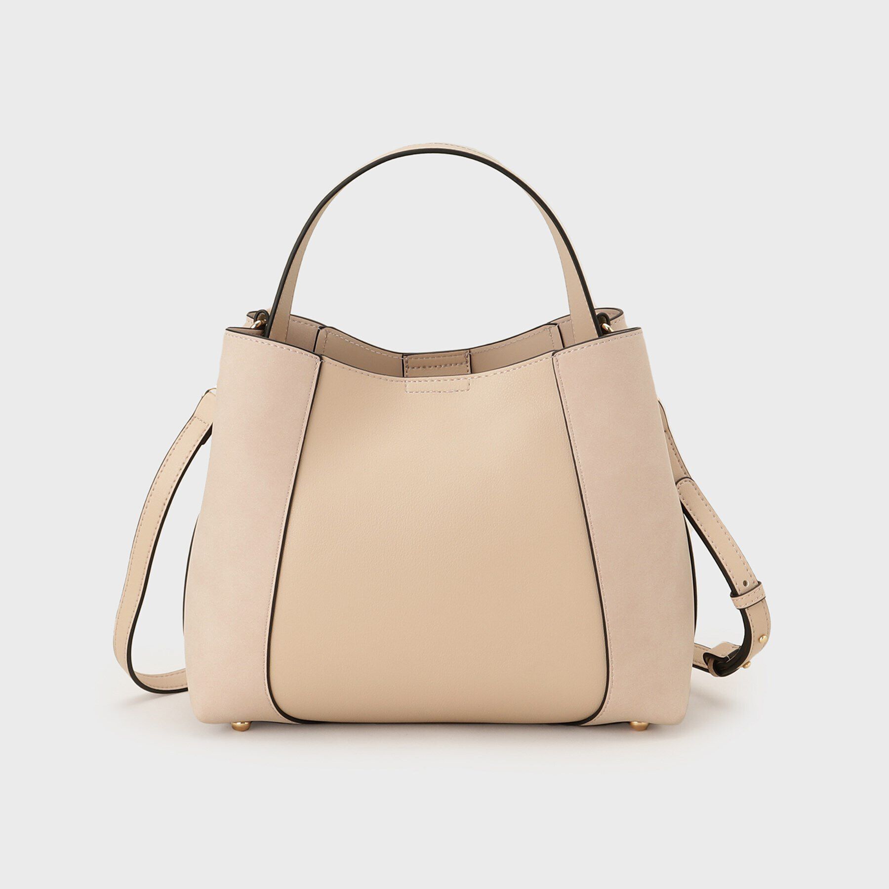 COUP DE CHANCE「【2WAY】フェイクスエードコンビ ワンハンドルバッグ」|ショルダー・メッセンジャー|