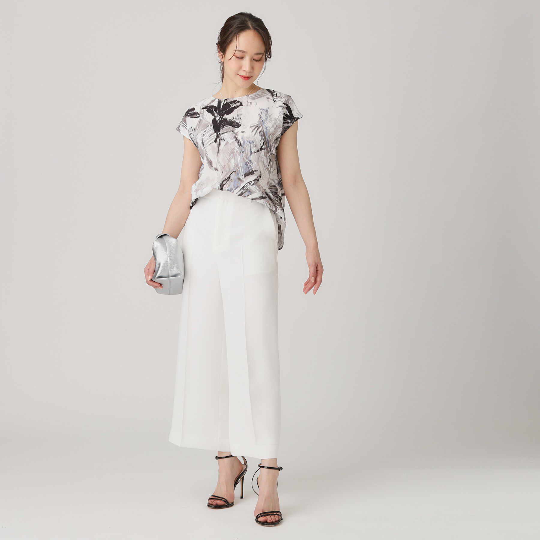 COUP DE CHANCE「【洗える／日本製／裏付き】センタープレス入ワイドパンツ」|その他|