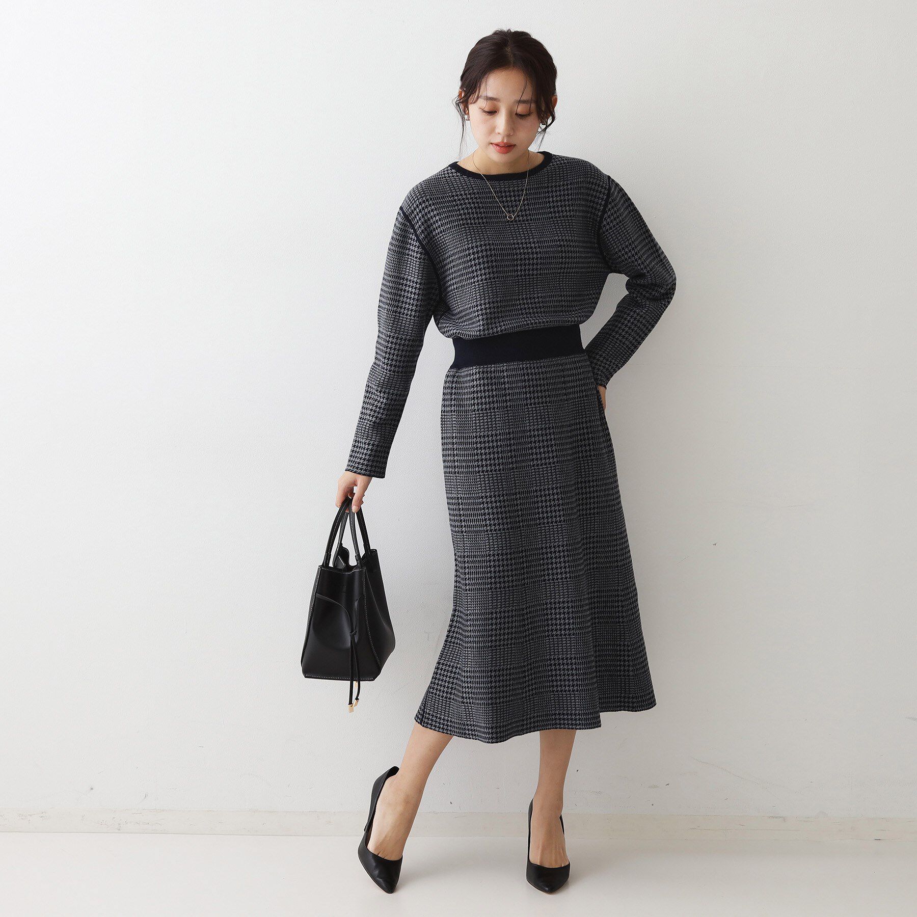 COUP DE CHANCE「【手洗い可／リバーシブル】トップス＆スカート セットアップ」|スーツ|